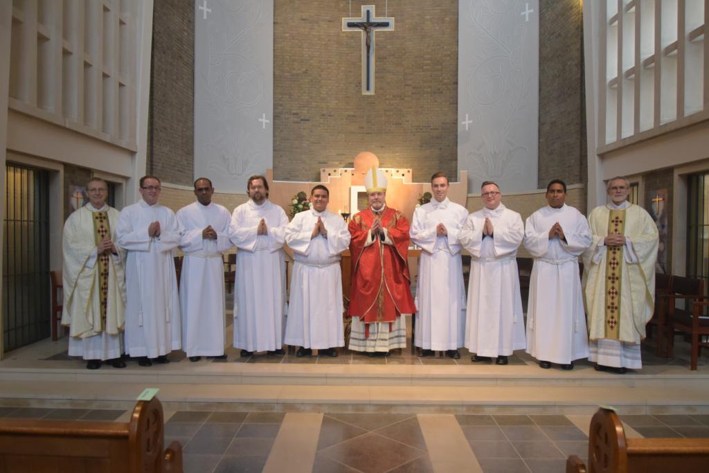 Seminarians Receive Ministry of Acolyte at Allen Hall Diocese of